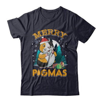 Merry Pigmas Funny Guinea Pig-T-Shirt & Hoodie-Premium T-Shirt-Midnight Navy