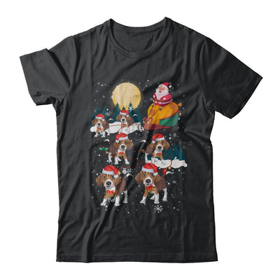 Dog Reindeer Beagle Christmas Gift-T-Shirt & Sweatshirt-Classic T-Shirt-Black