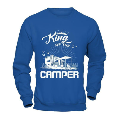 King Of The Camper-T-Shirt & Hoodie-Crewneck Sweatshirt-Royal