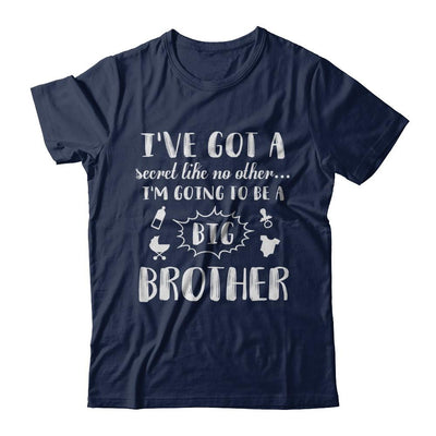 Secret Like No Other I'm Going To Be A Big Brother-T-Shirt & Hoodie-Classic T-Shirt-Navy