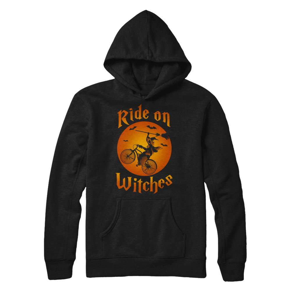 Ride On Witches-T-Shirt & Sweatshirt-Pullover Hoodie-Black