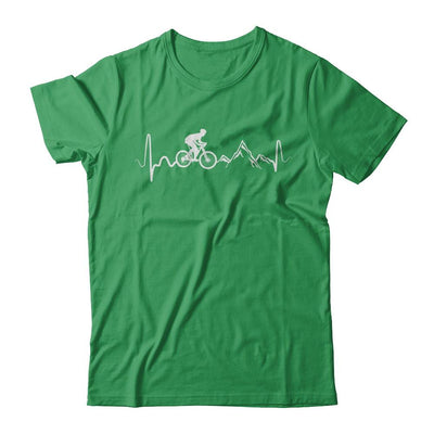 Mountain Bike Heartbeat-T-Shirt & Hoodie-Premium T-Shirt-Kelly Green