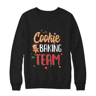 Cookie Baking Team Christmas Baking Team-T-Shirt & Sweatshirt-Crewneck Sweatshirt-Black