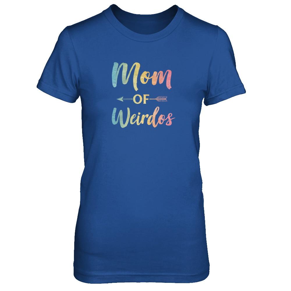 Mom Of Weirdos Gift Mothers Day Proud Moms Weird Kids-T-Shirt & Tank Top-Women's T-Shirt-Royal