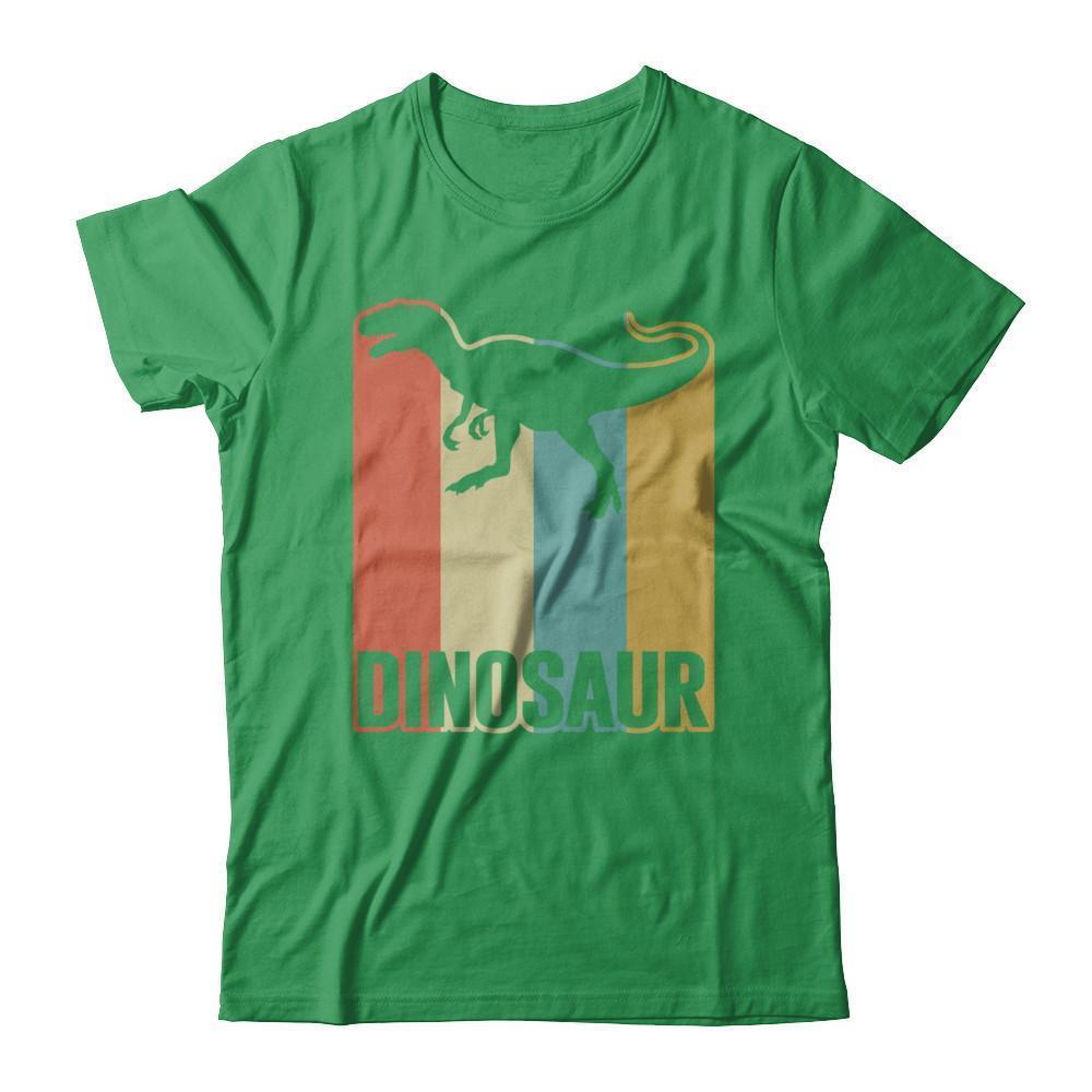 Classic Vintage Retro Style Dinosaur-T-Shirt & Hoodie-Premium T-Shirt-Kelly Green