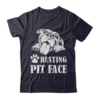 Resting Pit Face-T-Shirt & Hoodie-Premium T-Shirt-Midnight Navy