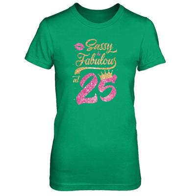 Sassy And Fabulous At 25th 1996 Birthday Gift-T-Shirt & Tank Top-Women's T-Shirt-Irish Green