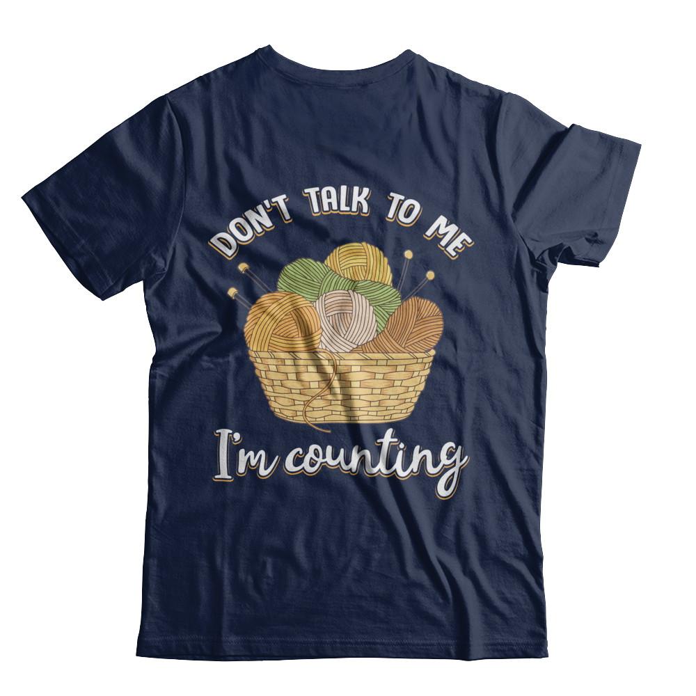 Funny Don't Talk To Me I Have No Self Control Don't Disturb-T-Shirt & Hoodie-Classic T-Shirt-Navy