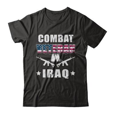 Combat Veteran Iraq-T-Shirt & Hoodie-Classic T-Shirt-Black