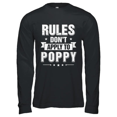 Grandfather Rules Don't Apply To Poppy-T-Shirt & Hoodie-Long Sleeve T-Shirt-Black