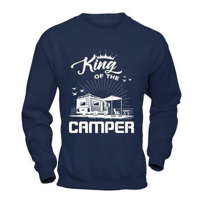 King Of The Camper-T-Shirt & Hoodie-Crewneck Sweatshirt-Navy