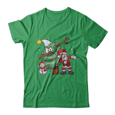 Dabbing Santa Through The Snow-T-Shirt & Sweatshirt-Premium T-Shirt-Kelly Green