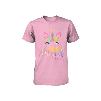 100 Magical Days Of School Unicorn Girl Gifts Youth-Youth Shirt-Toddler T-Shirt-Pink
