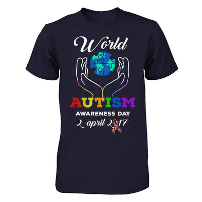 World Autism Awareness 2 April 2018-T-Shirt & Hoodie-Premium T-Shirt-Midnight Navy