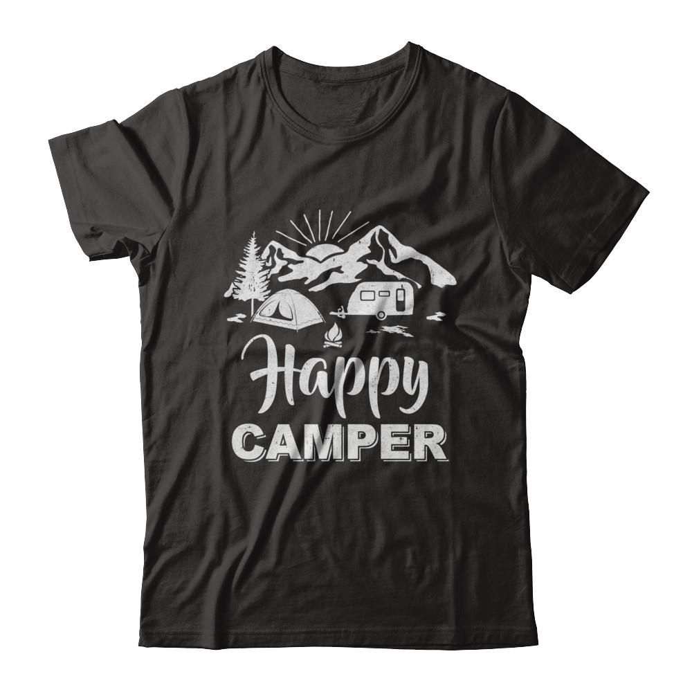 Happy Trailer Camper Grandpa Papa Grandma Camping