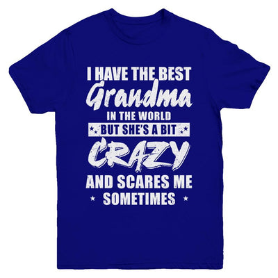 I Have The Best Grandma In The World Kids Youth-Youth Shirt-
