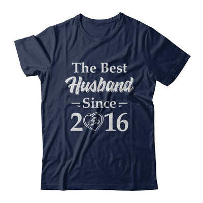 5th Married Together Anniversary Since 2016 Wife Husband-T-Shirt & Hoodie-Classic T-Shirt-Navy