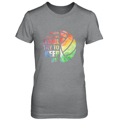 Yeah I Play Like A Girl Volleyball Girl-T-Shirt & Hoodie-Women's T-Shirt-Sport Grey