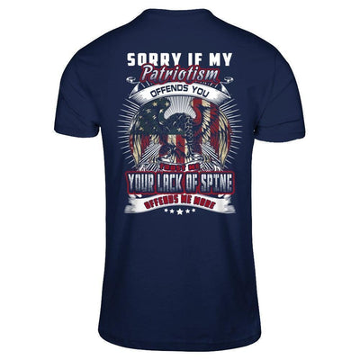 Sorry If My Patriotism Offends You Trust Me-T-Shirt & Hoodie-Classic T-Shirt-Navy