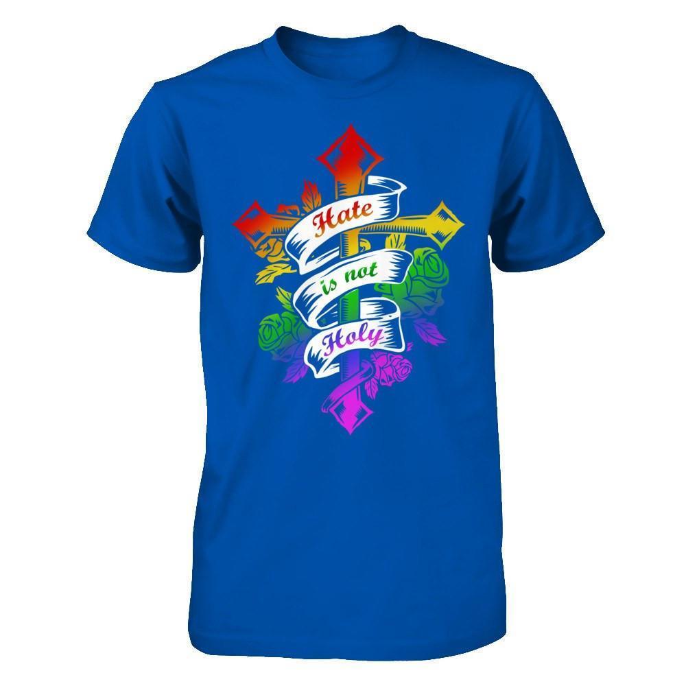 Hate Is Not Holy-T-Shirt & Hoodie-Premium T-Shirt-Royal