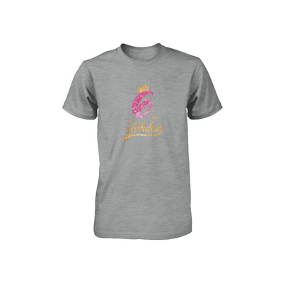 6Th And Fabulous Six Birthday Youth-Youth Shirt-Toddler T-Shirt-Heather