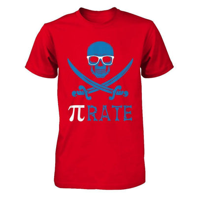 Funny Pi-Rate Happy Pi Day 2018-T-Shirt & Hoodie-Premium T-Shirt-Red
