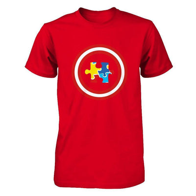 Captain Autism Awareness-T-Shirt & Hoodie-Premium T-Shirt-Red