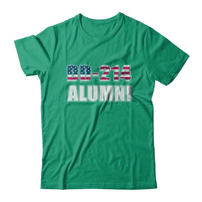 Military DD-214 Alumni Vintage American US Veteran-T-Shirt & Hoodie-Classic T-Shirt-Kelly Green