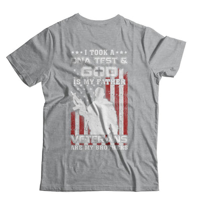 I Took A Dna Test God Is My Father Veterans Brothers-T-Shirt & Hoodie-Classic T-Shirt-Sport Grey