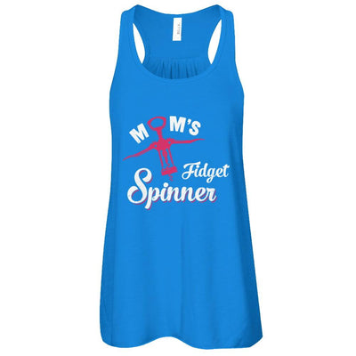 Mom's Fidget Spinner Wine Lover-T-Shirt & Tank Top-Women's Flowy Racerback Tank-True Royal
