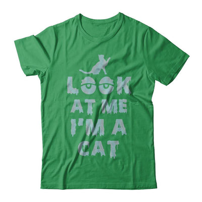 Look At Me I'm A Cat Halloween Costume-T-Shirt & Hoodie-Premium T-Shirt-Kelly Green