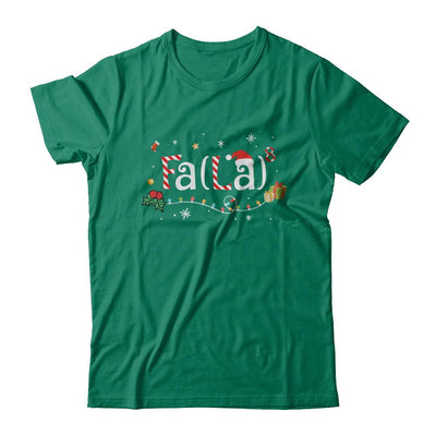 Cute Math Fa La Funny Christmas-T-Shirt & Sweatshirt-Classic T-Shirt-Kelly Green