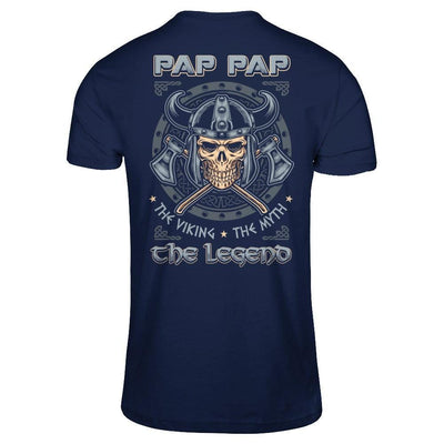 Pap Pap The Viking The Myth The Legend-T-Shirt & Hoodie-Classic T-Shirt-Navy