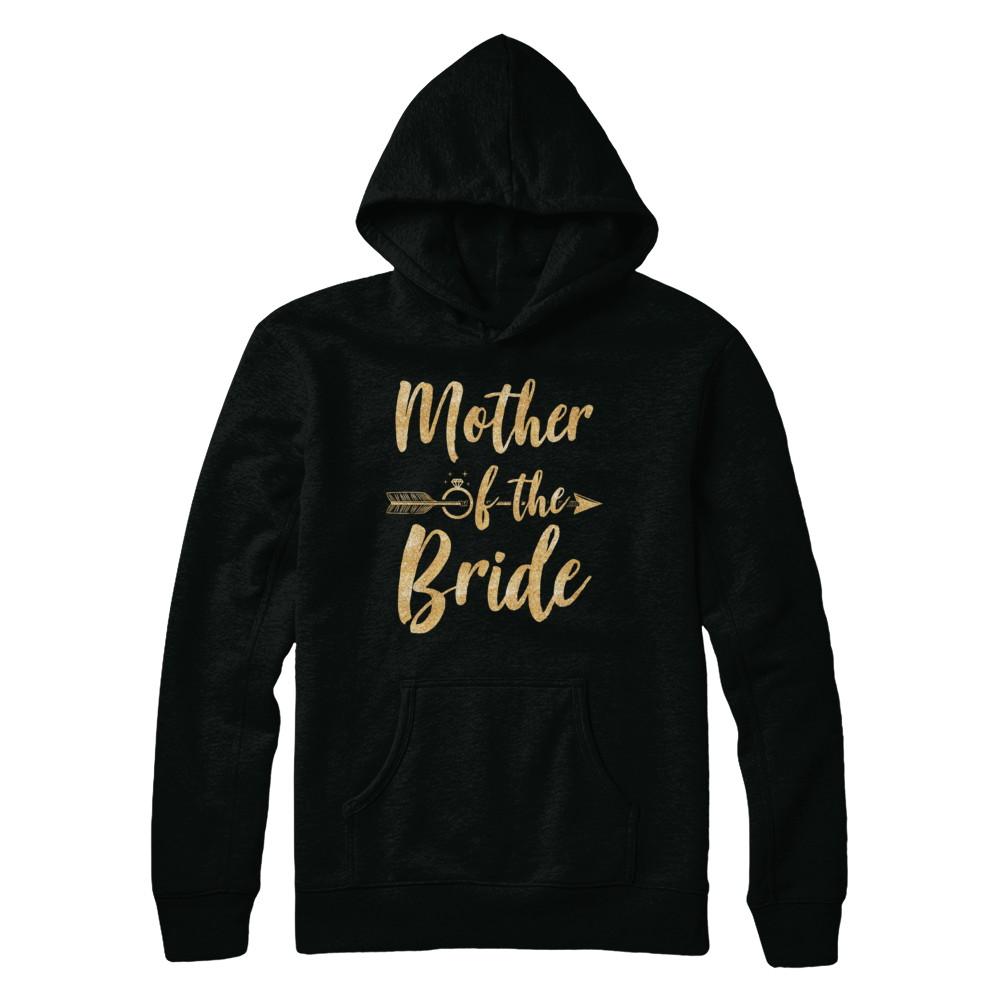 Mother Of The Bride Mothers Day-T-Shirt & Hoodie-Pullover Hoodie-Black