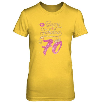 Sassy And Fabulous At 70th 1951 Birthday Gift-T-Shirt & Tank Top-Women's T-Shirt-Daisy