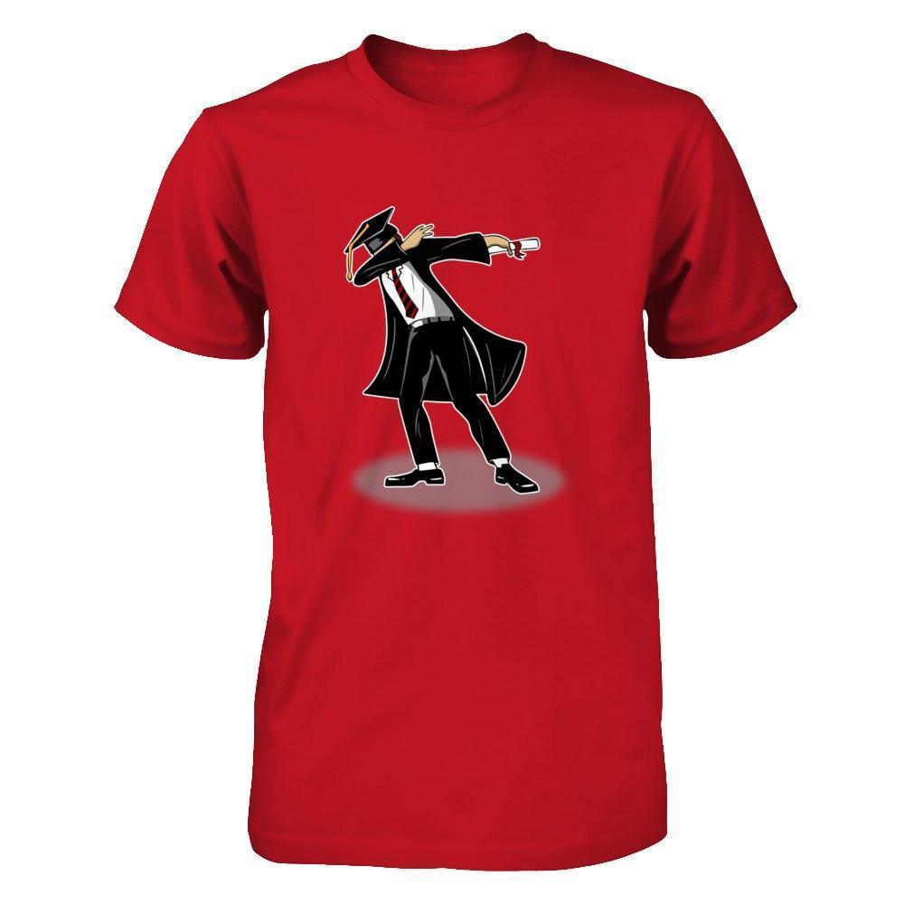 Funny Dabbing Senior College High School Graduation 2018-T-Shirt & Hoodie-Classic T-Shirt-Red