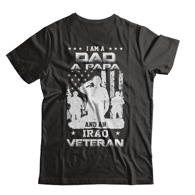 I'm A Dad A Papa And An Iraq Veteran-T-Shirt & Hoodie-Classic T-Shirt-Black