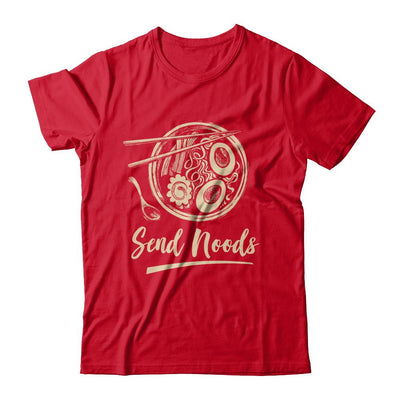 Send Noods Ramen Noodles-T-Shirt & Hoodie-Premium T-Shirt-Red