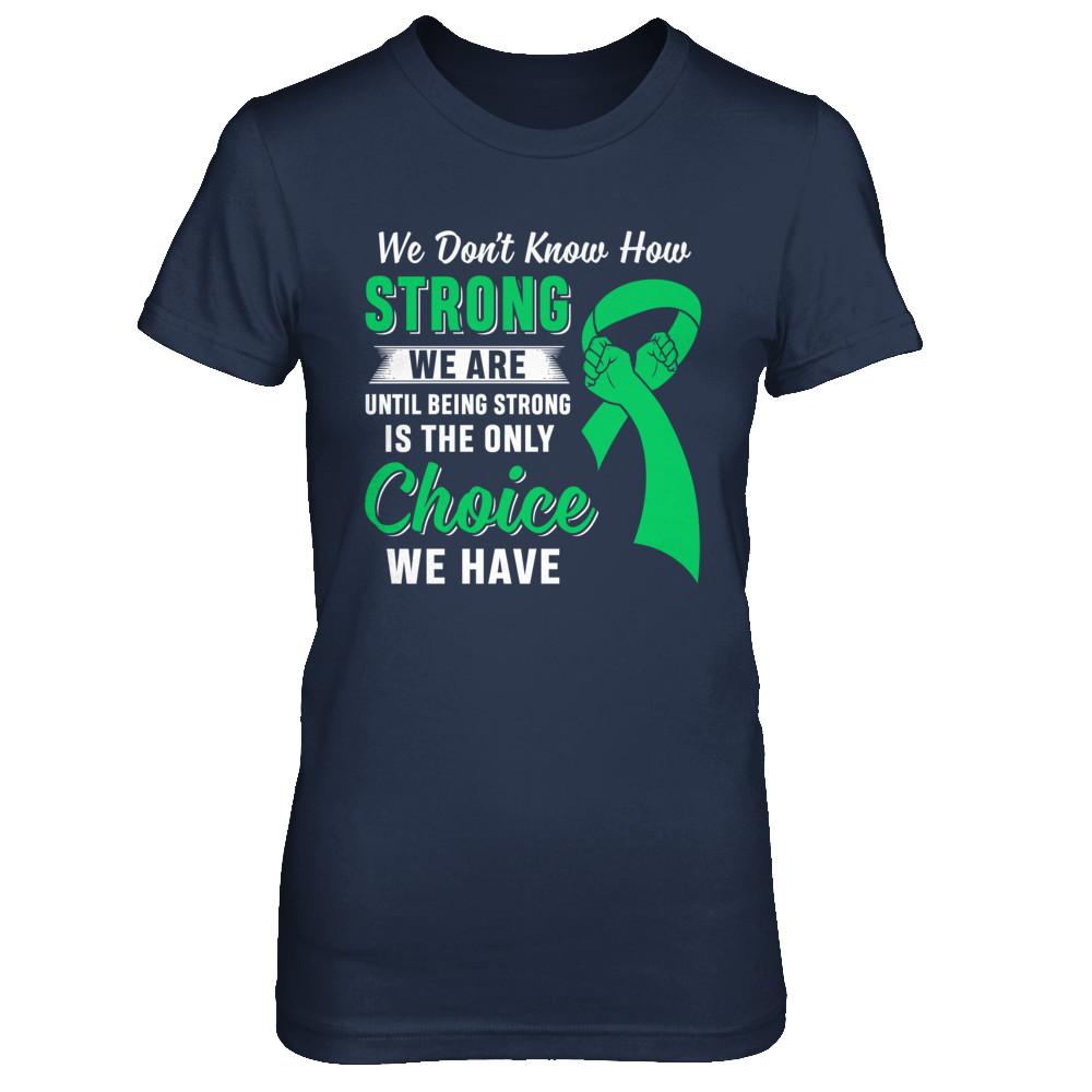 Being Strong Choice Lymphoma Kidney Disease Liver Cancer-T-Shirt & Hoodie-Women's T-Shirt-Navy