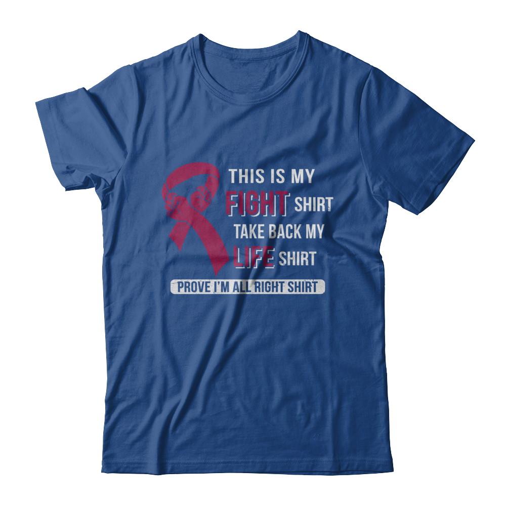 This Is My Fight Multiple Myeloma Awareness-T-Shirt & Hoodie-Classic T-Shirt-Royal