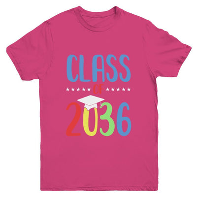 Grow With Me First Day Of School Class Of 2036 Youth-Youth Shirt-Youth T-Shirt-Heliconia