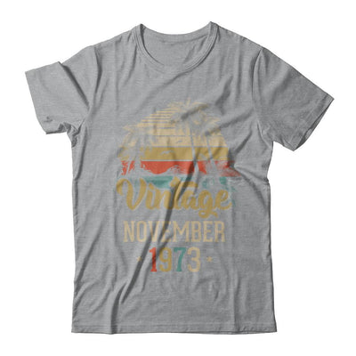 Retro Classic Vintage November 1973 48th Birthday Gift-T-Shirt & Hoodie-Classic T-Shirt-Sport Grey