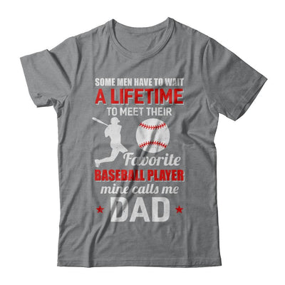 Funny My Favorite Baseball Player Calls Me Dad-T-Shirt & Hoodie-