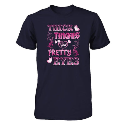 Thick Thighs Pretty Eyes-T-Shirt & Tank Top-Premium T-Shirt-Midnight Navy