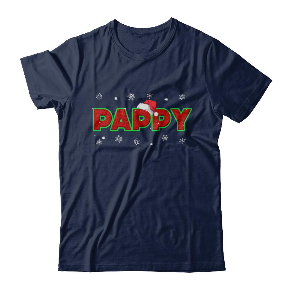 Pappy Christmas Santa Ugly Sweater Gift-T-Shirt & Sweatshirt-Classic T-Shirt-Navy