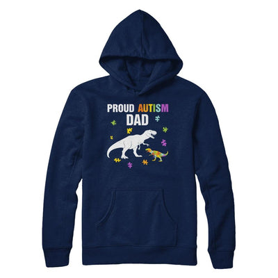 Proud Autism Dad T-Rex Dinosaur Autism Awareness-T-Shirt & Hoodie-