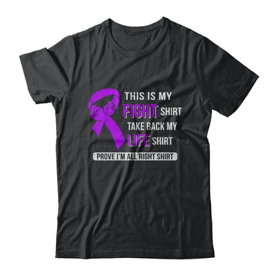 This Is My Fight Alzheimer's Lupus Pancreatic Awareness-T-Shirt & Hoodie-Classic T-Shirt-Black