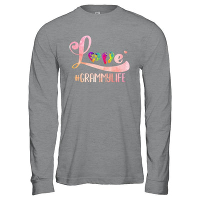 Love Grammylife Grammy-T-Shirt & Hoodie-Long Sleeve T-Shirt-Sport Grey