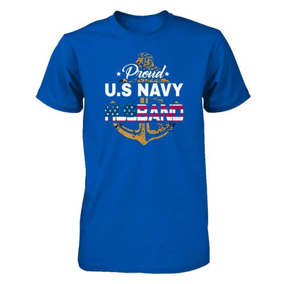 Proud US Navy Husband-T-Shirt & Hoodie-Premium T-Shirt-Royal