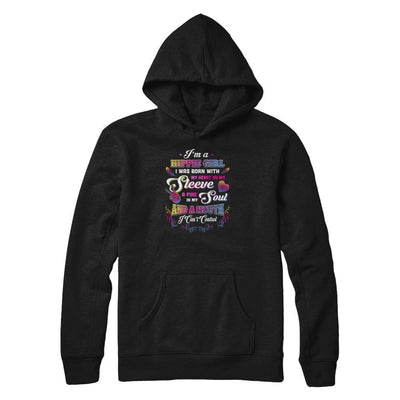 I'm A Hippie Girl I Was Born With My Heart-T-Shirt & Tank Top-Pullover Hoodie-Black